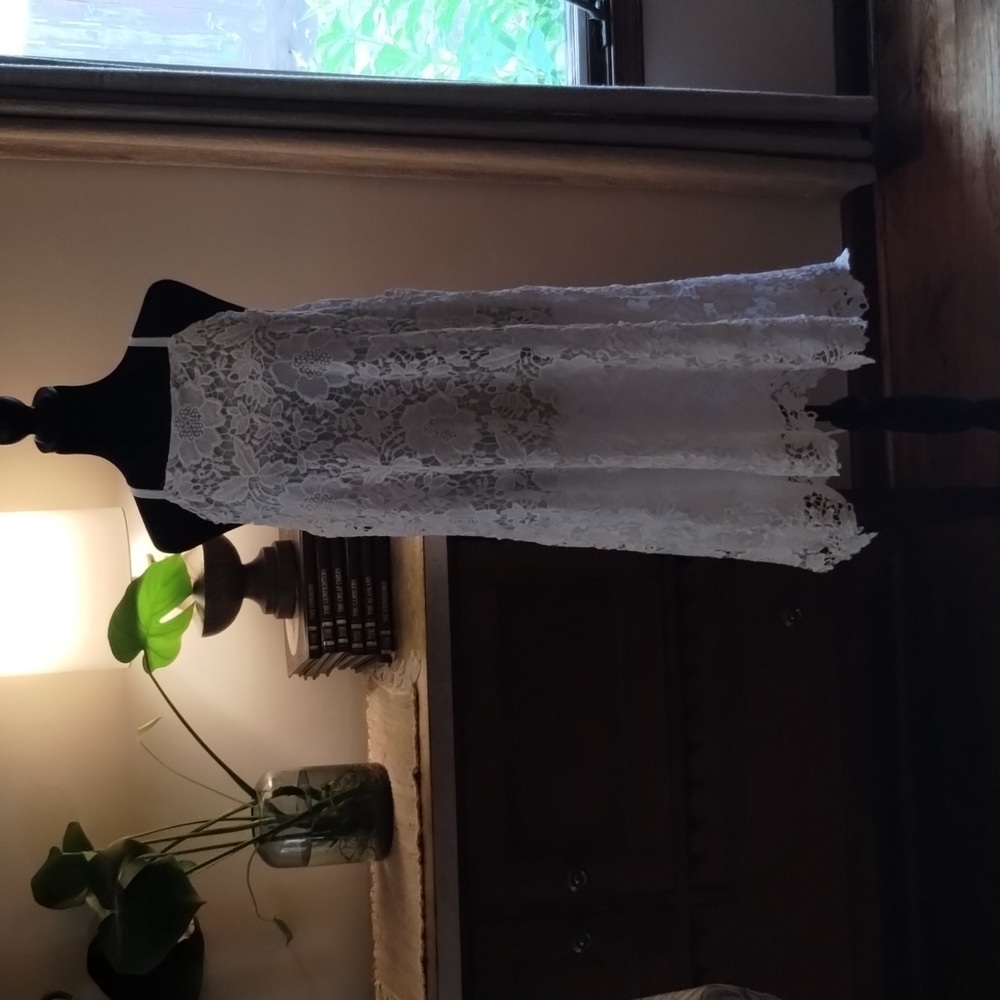 Alfani white tunic dress